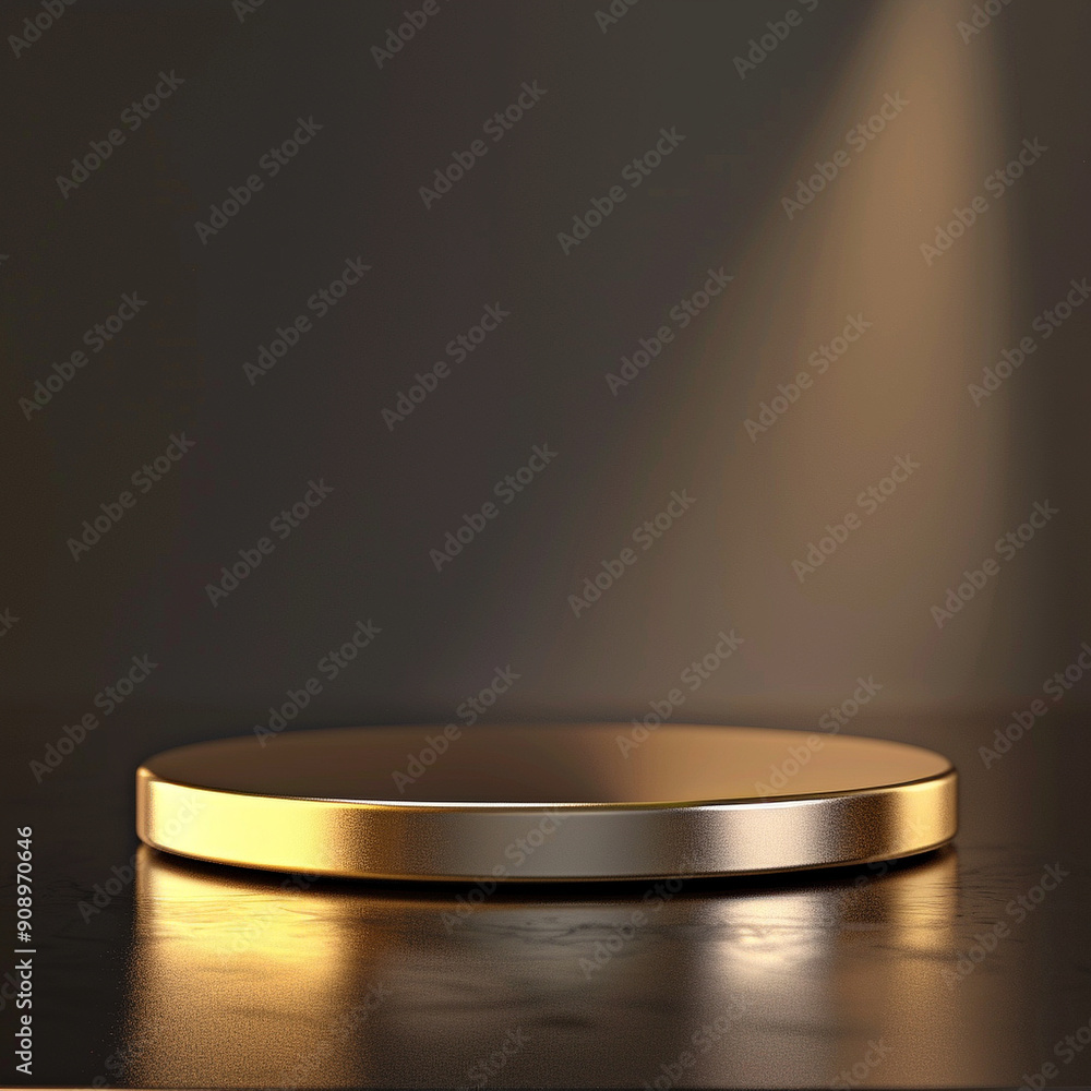 interior of a modern house with close up product display podium interior of a modern house with close up product display podium