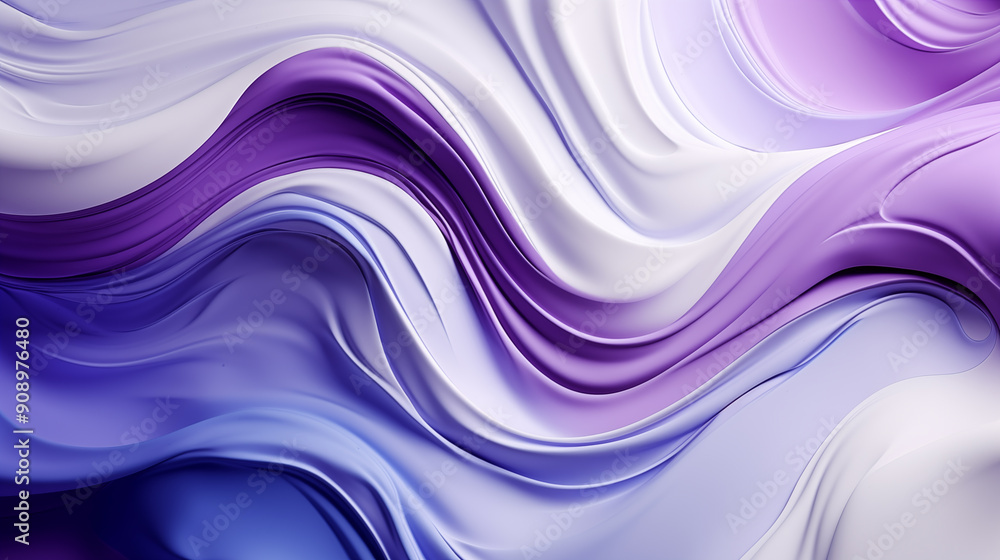 Bright abstract background. Purple, white, blue paint flow with bubbles and lumps. Blue, purple, white liquid, abstract 3D background. Generative AI Bright abstract background. Purple, white, blue paint flow with bubbles and lumps. Blue, purple, white liquid, abstract 3D background. Generative AI