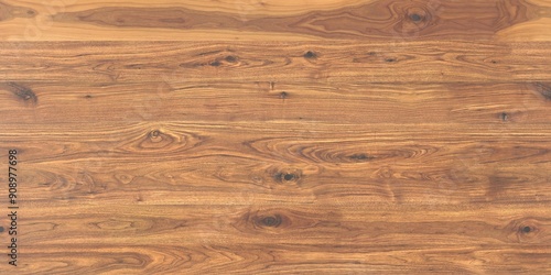 Canvas Print Walnut European wood texture background.
