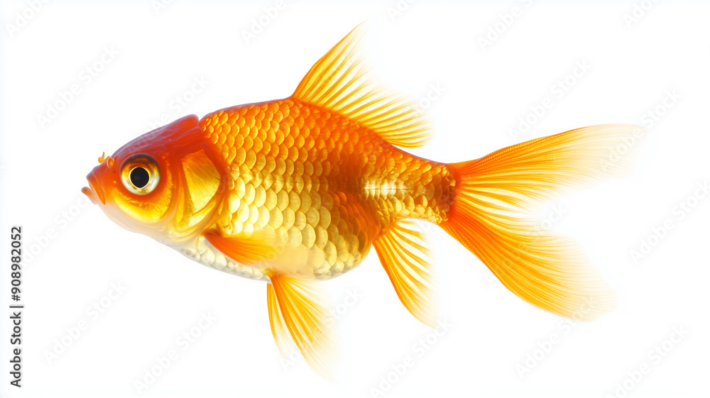 金魚 白背景 金魚 白背景