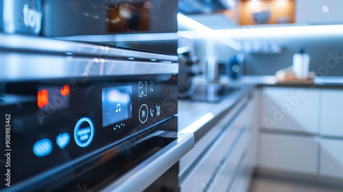 Wallpaper Mural Futuristic High-Tech Kitchen 3 Torontodigital.ca