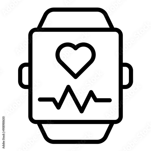 Vector Design Smart Watch Icon Style