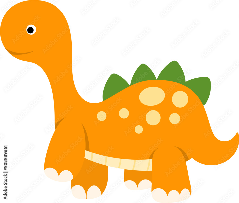 Cute dinosaur design stock vector. Cute Dinosaur Illustration. Cute dinosaur design stock vector. Cute Dinosaur Illustration.