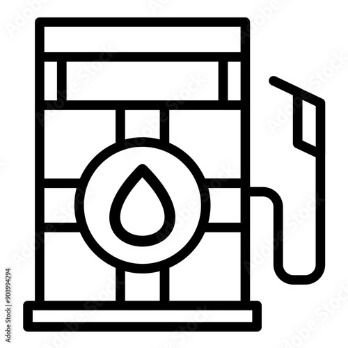 Vector Design Petrol Station Icon Style