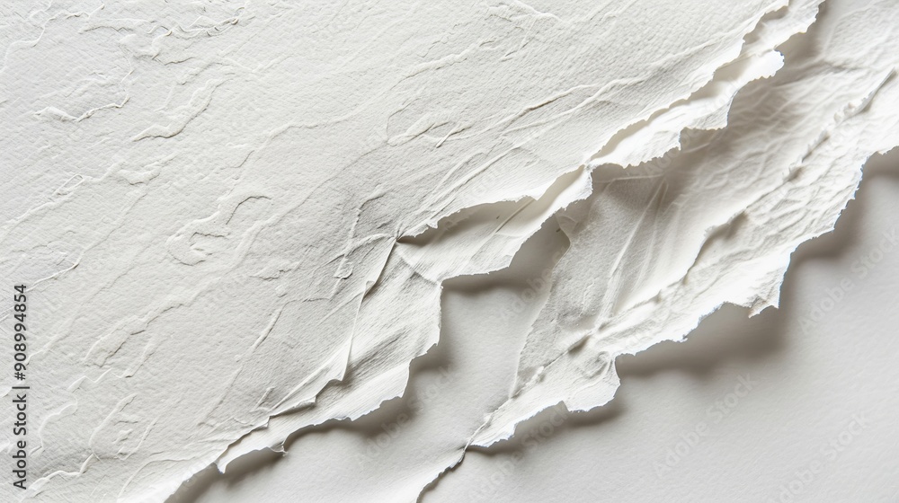 This image shows a highly detailed close-up of peeling white paint on a surface, emphasizing the texture and layers of old paint or paper, ideal for abstract backgrounds. This image shows a highly detailed close-up of peeling white paint on a surface, emphasizing the texture and layers of old paint or paper, ideal for abstract backgrounds.
