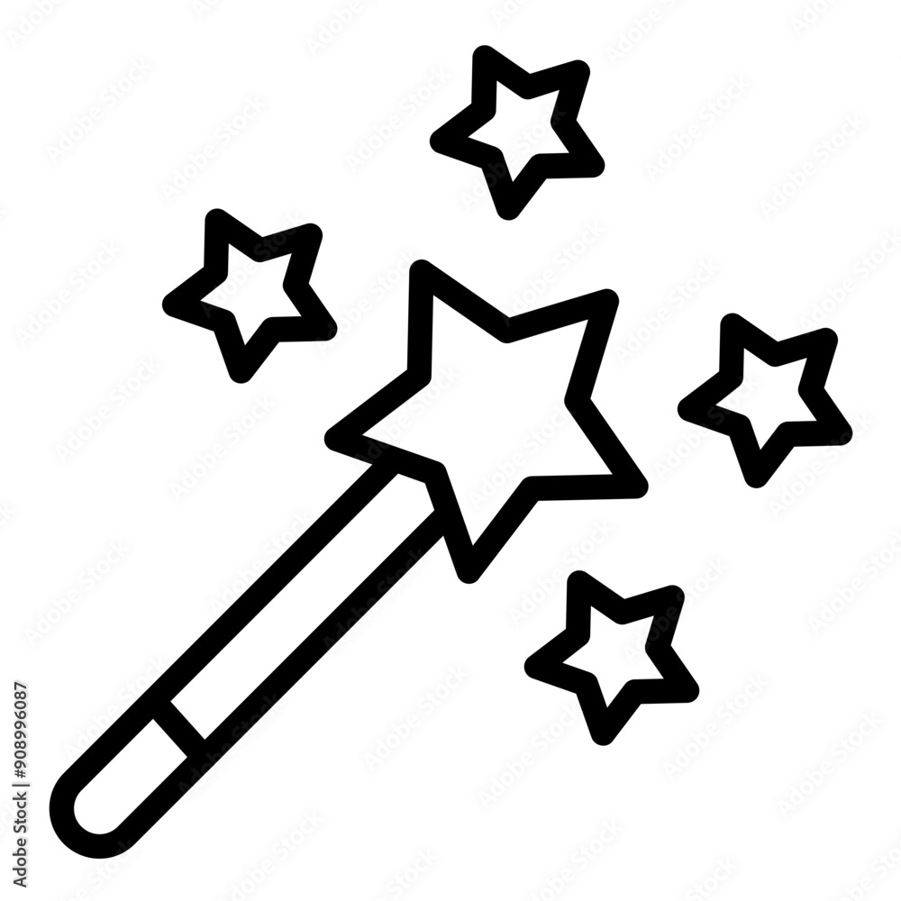Vector Design Magic Icon Style Vector Design Magic Icon Style