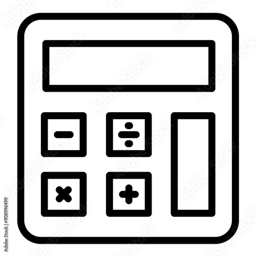 Vector Design Calculator Icon Style