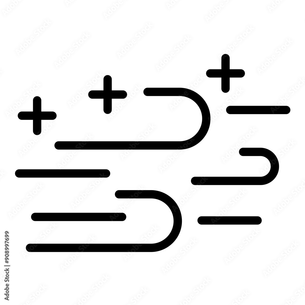 Obraz premium Vector Design Clean Air Icon Style