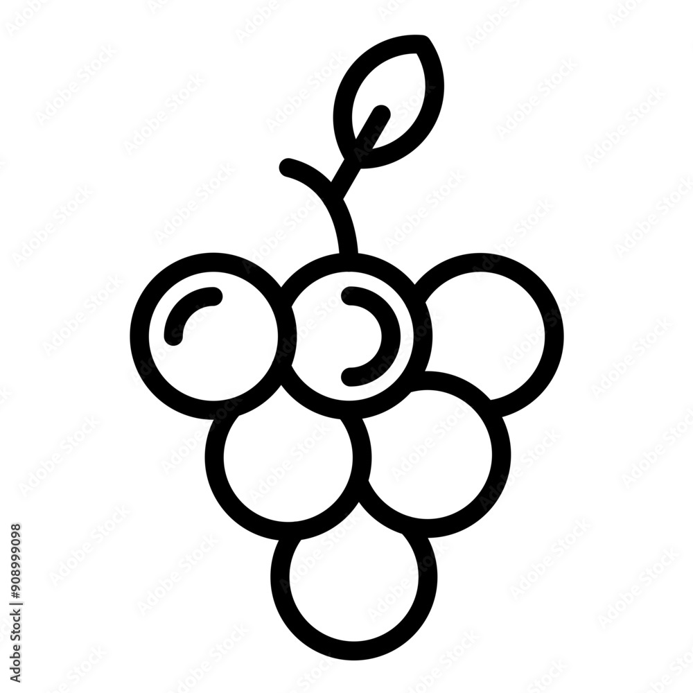 Vector Design Grapes Icon Style Vector Design Grapes Icon Style
