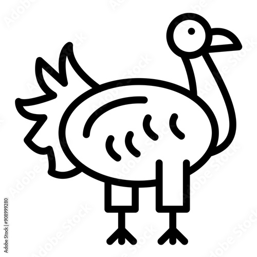 Vector Design Turkey Icon Style