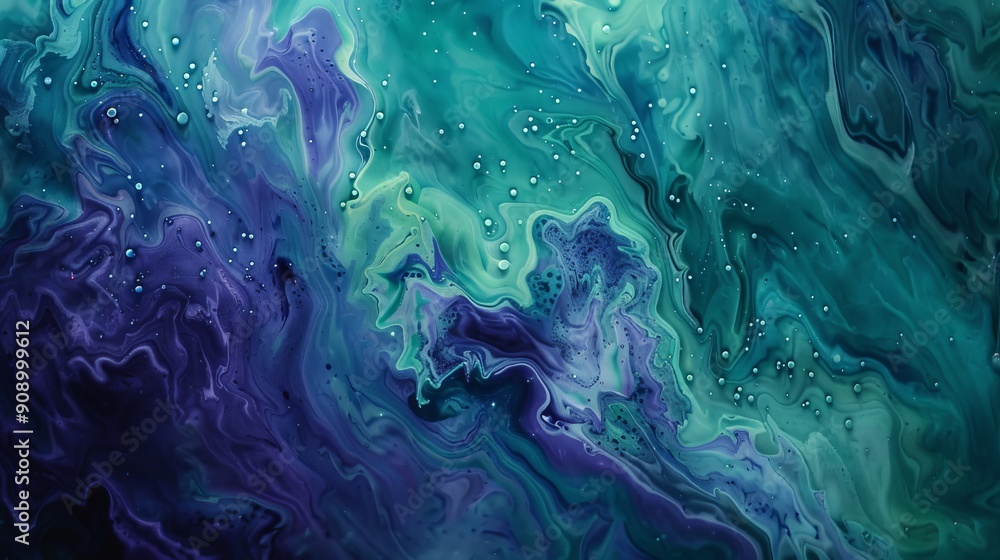 An artistic representation of dynamic turquoise and violet swirls, capturing a sense of fluid motion and creativity. Ideal for abstract and contemporary art themes. An artistic representation of dynamic turquoise and violet swirls, capturing a sense of fluid motion and creativity. Ideal for abstract and contemporary art themes.