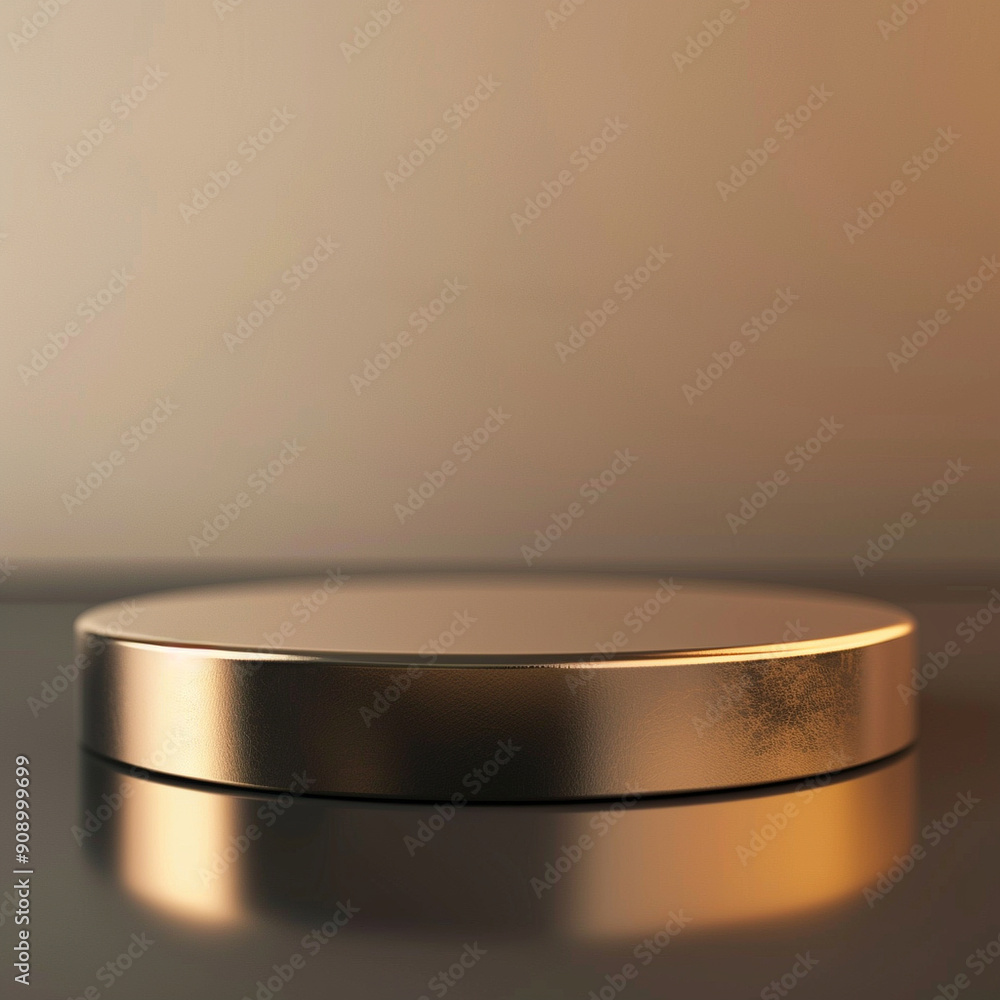 interior of a modern house with close up product display podium interior of a modern house with close up product display podium