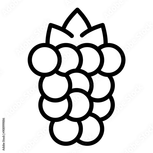 Vector Design Raspberries Icon Style