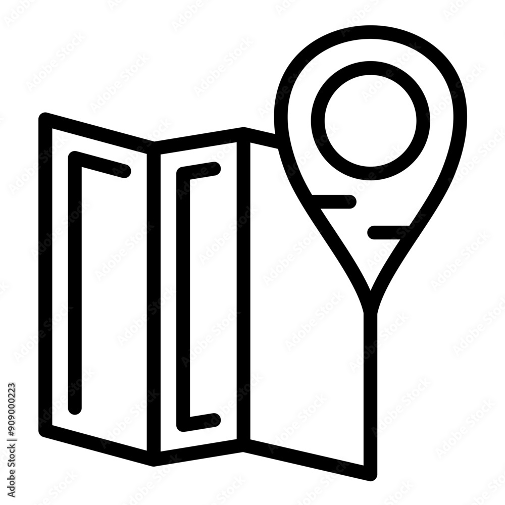 Vector Design Map Marker Icon Style Vector Design Map Marker Icon Style