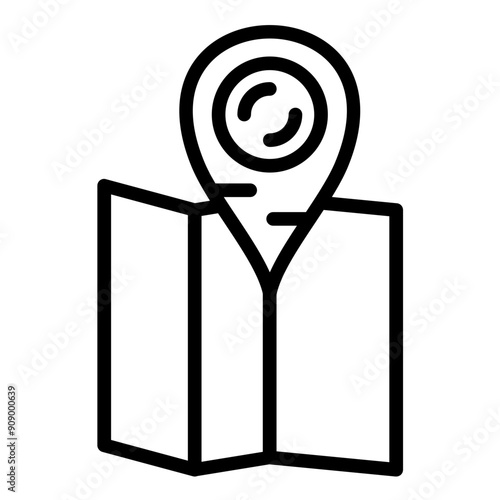 Vector Design Pinpoint Icon Style