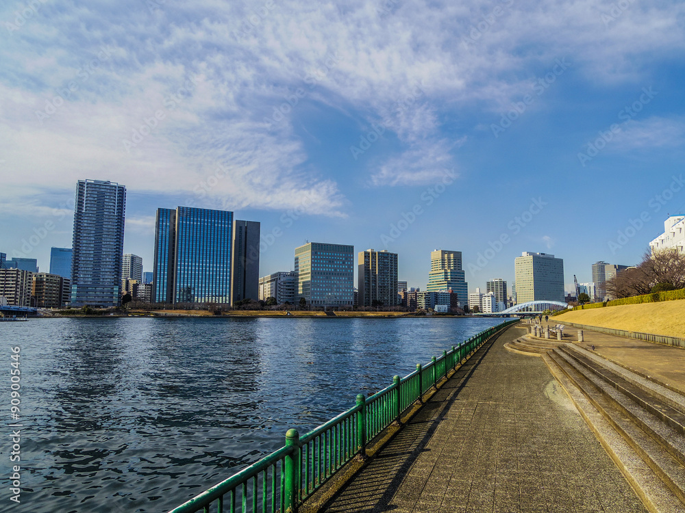 Obraz premium 【東京都】佃島のタワーマンション