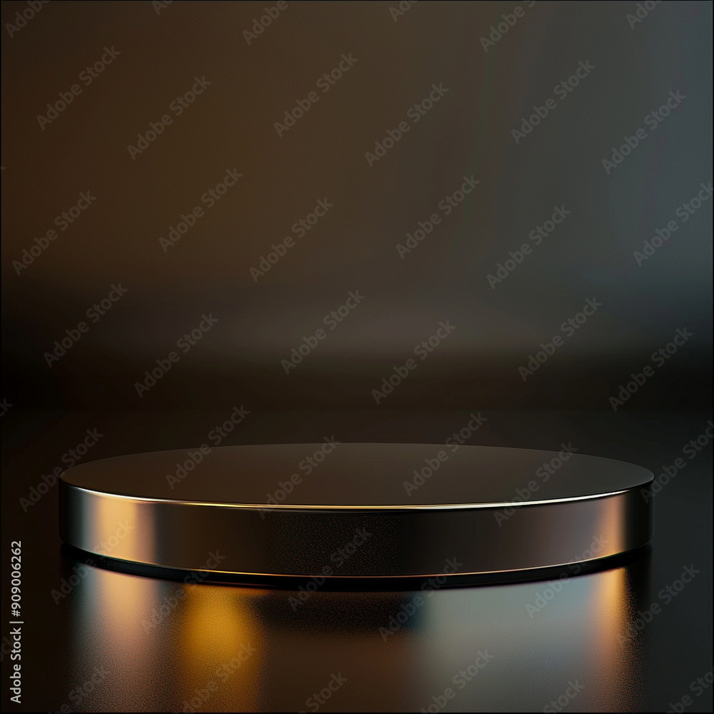 interior of a modern house with close up product display podium interior of a modern house with close up product display podium