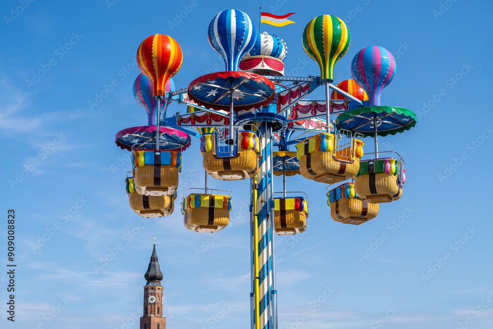 Volksfest in Straubing / Niederbayern / Gäubodenvolksfest