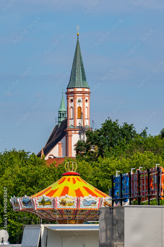 Volksfest in Straubing / Niederbayern / Gäubodenvolksfest