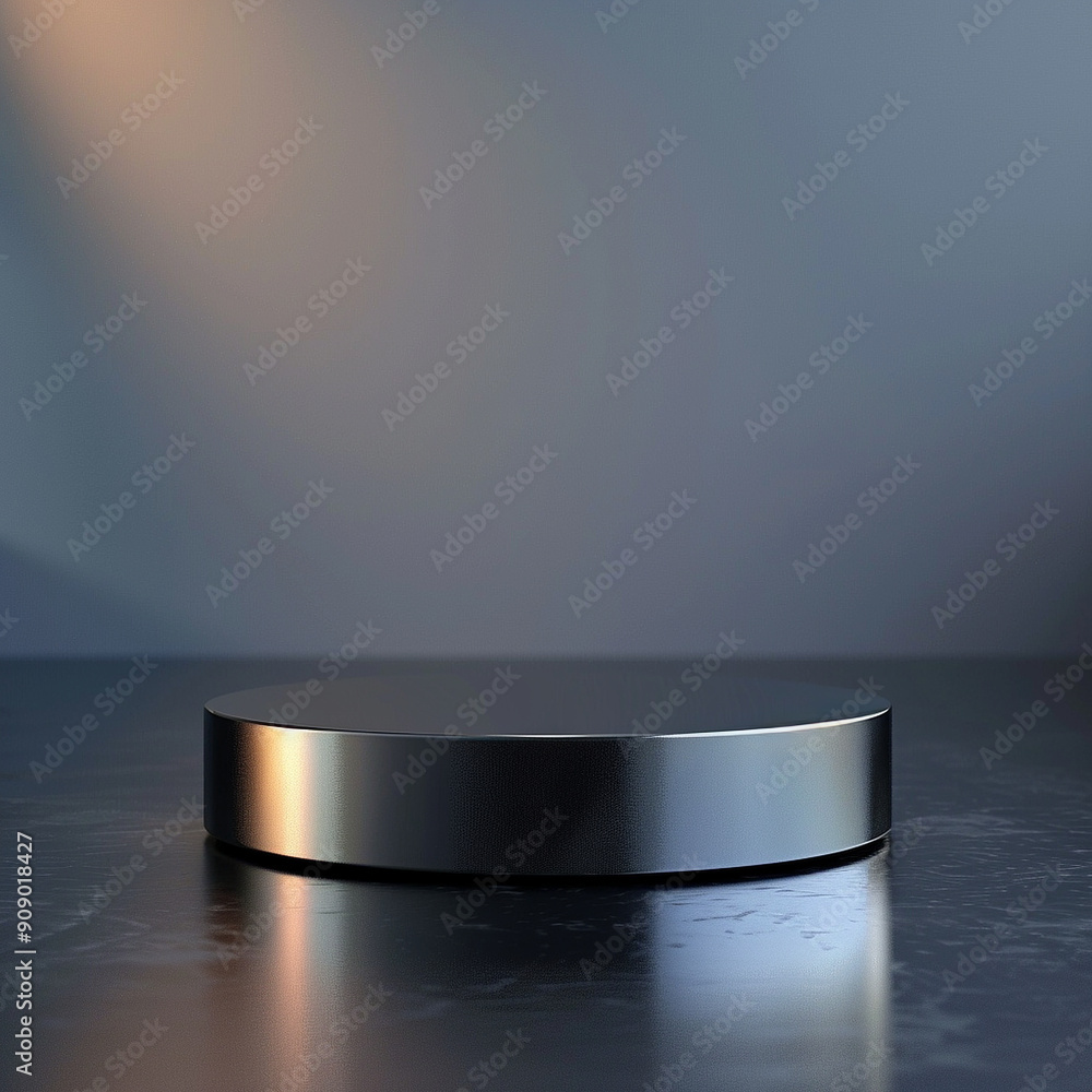 interior of a modern house with close up product display podium interior of a modern house with close up product display podium