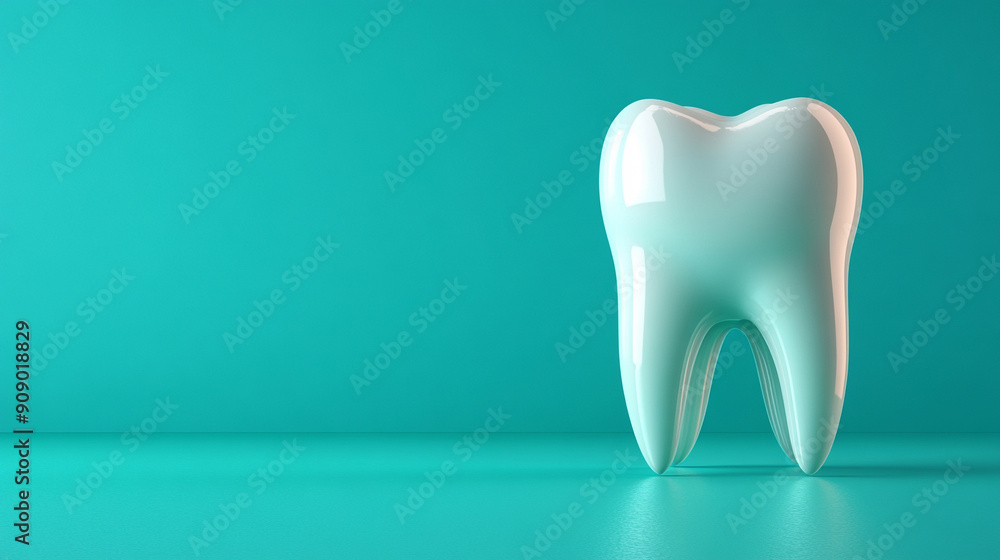 white 3D tooth stands alone against a blank background, symbolizing dental health, cleanliness, and care. Ideal for concepts related to oral hygiene, dental treatments, or health awareness white 3D tooth stands alone against a blank background, symbolizing dental health, cleanliness, and care. Ideal for concepts related to oral hygiene, dental treatments, or health awareness