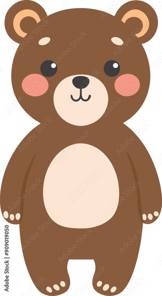 Fototapeta premium Cute Bear Illustration