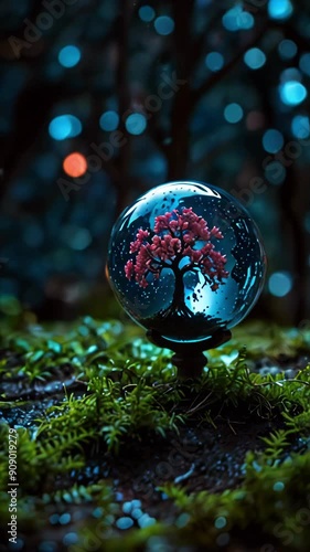 water drops on the glass