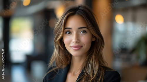 Wallpaper Mural Beautiful Professional Business Woman in Office Torontodigital.ca