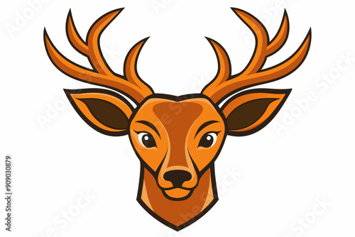 deer head vector