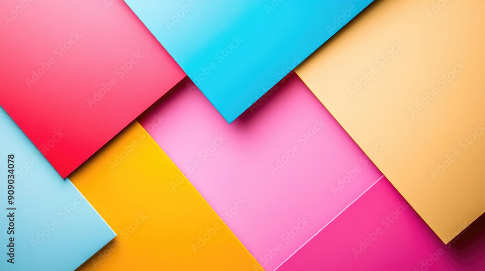 Colorful Abstract Boxes Background with Vibrant Gradient Design Colorful Abstract Boxes Background with Vibrant Gradient Design