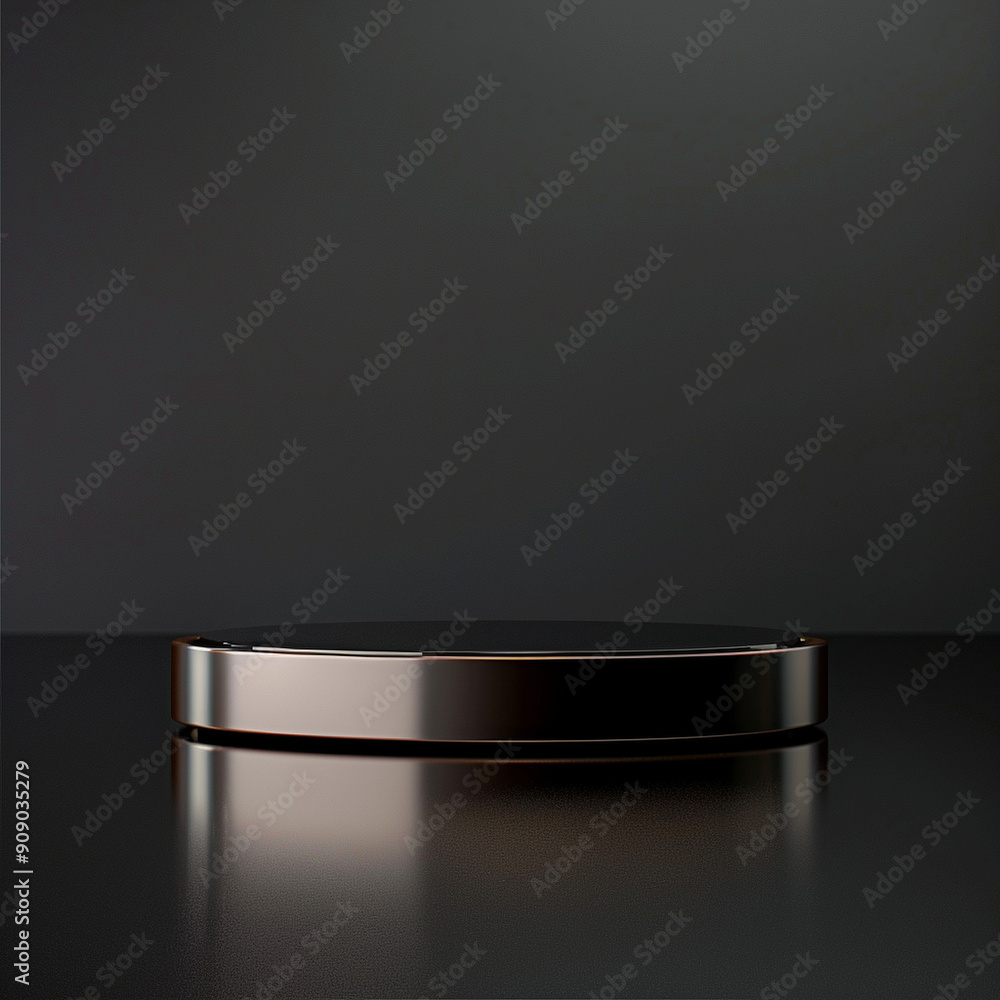 interior of a modern house with close up product display podium interior of a modern house with close up product display podium