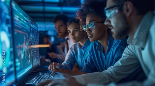 team of engineers working together to solve a complex technical problem