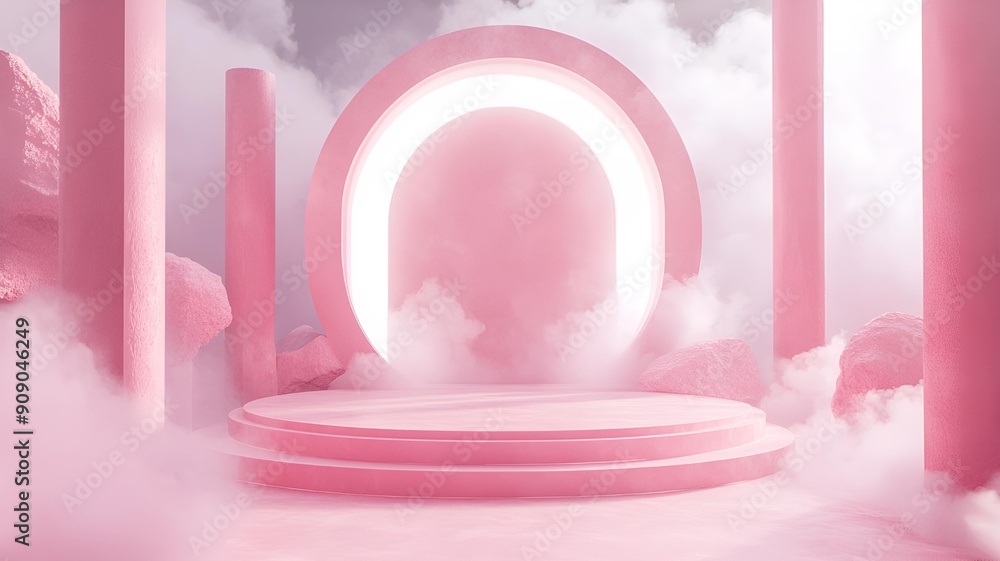 pink background with reflection pink background with reflection