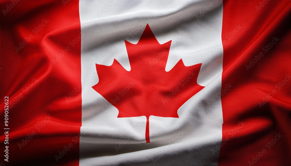 Canada flag background with flag fluttering texture Canada flag background with flag fluttering texture