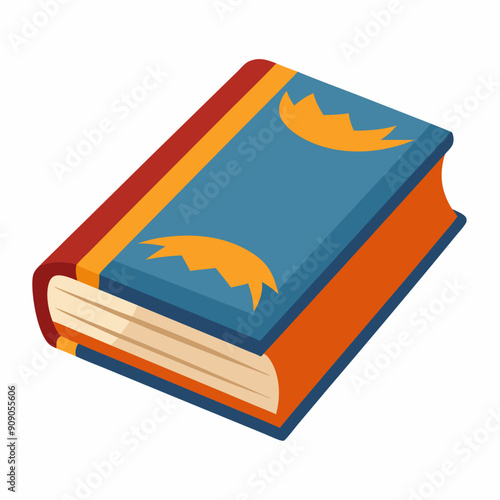 book Silhouette Vector illustration