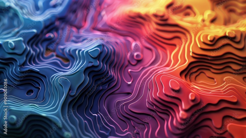 An engaging abstract design showcasing 3D layered effects with colorful and fluid patterns, emanating a sense of motion and depth, enhanced by vibrant hues. An engaging abstract design showcasing 3D layered effects with colorful and fluid patterns, emanating a sense of motion and depth, enhanced by vibrant hues.