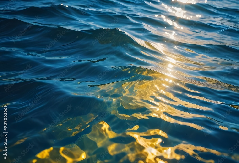 Fototapeta premium Water wave texture colorful texture background
