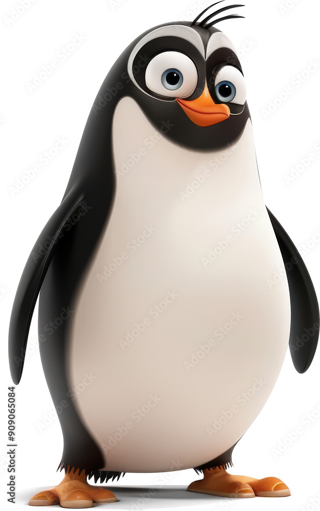 Fototapeta premium Cute penguin cartoon