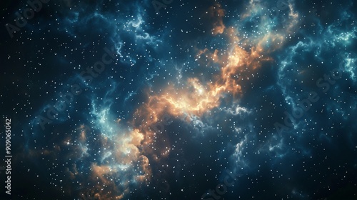 Cosmic starfield texture with sparkling stars and deep space colors