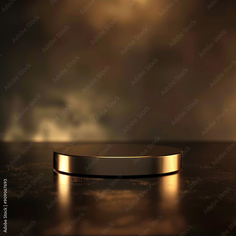 interior of a modern house with close up product display podium interior of a modern house with close up product display podium