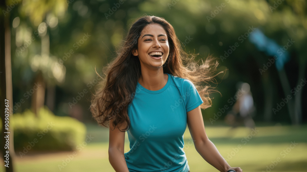 young woman enjoying cycling outdoor young woman enjoying cycling outdoor