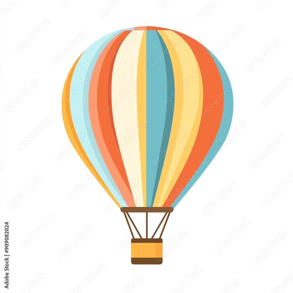 A colorful hot air balloon soaring high in a clear blue sky, symbolizing adventure and freedom. A colorful hot air balloon soaring high in a clear blue sky, symbolizing adventure and freedom.
