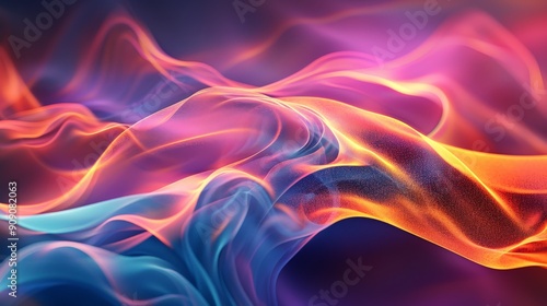 Dynamic wave texture with flowing lines and vibrant colors