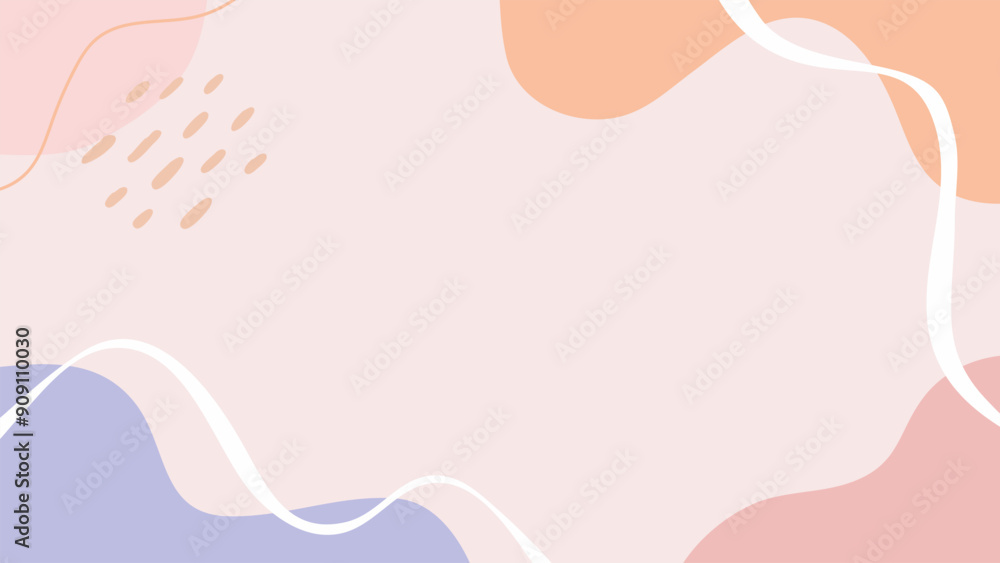 Abstract background. Hand drawing various shapes and doodle objects. Trendy modern contemporary vector illustration. Every background is isolated. Pastel color Abstract background. Hand drawing various shapes and doodle objects. Trendy modern contemporary vector illustration. Every background is isolated. Pastel color