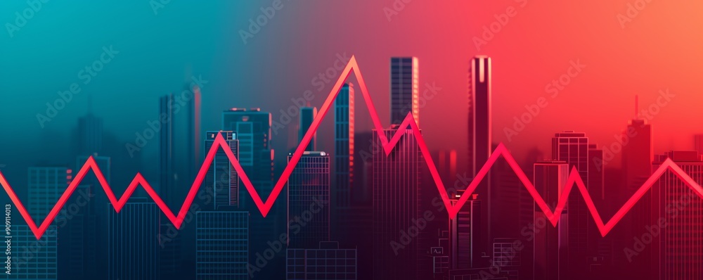 Business crisis, holographic price plummet, futuristic financial downturn, dark tech theme, flat design illustration. selective focus on foreground, copy space for text, ultra HD, Business crisis, holographic price plummet, futuristic financial downturn, dark tech theme, flat design illustration. selective focus on foreground, copy space for text, ultra HD,