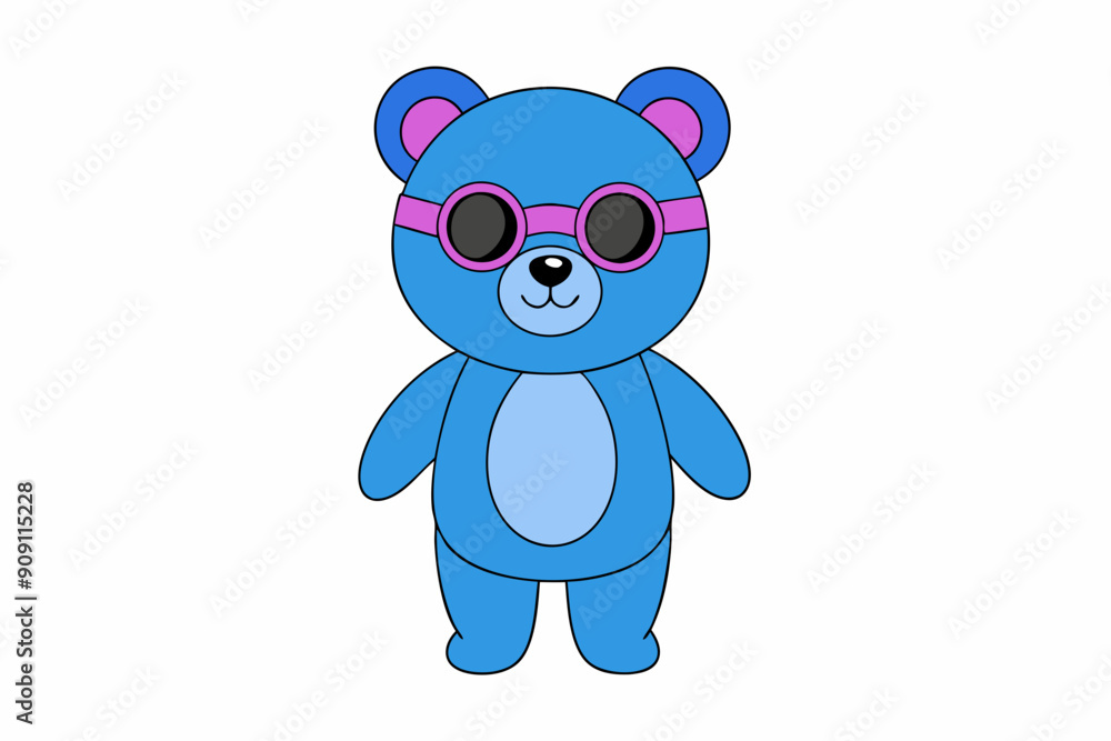 Bear Vector Illustration - Kawaii, Linocut, Cartoon, Clipart, and Line Art Design Bear Vector Illustration - Kawaii, Linocut, Cartoon, Clipart, and Line Art Design