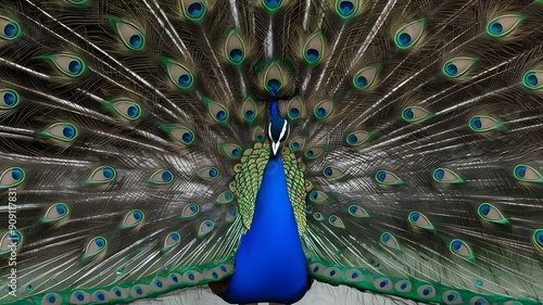 Majestic Beautiful Peacock Photos. A beautiful peacock is a symbol of elegance and grace, renowned for its stunning iridescent feathers that display a vibrant array of colours. 