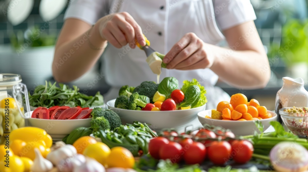 A dietitian leading a nutrition workshop on healthy eating habits and portion control. A dietitian leading a nutrition workshop on healthy eating habits and portion control.
