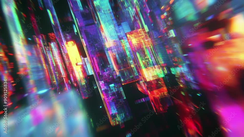crystal glitch distortion grainy abstract background of lights crystal glitch distortion grainy abstract background of lights
