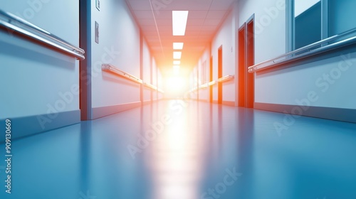 An ultramodern  supernatural scene features the Care Management Concept